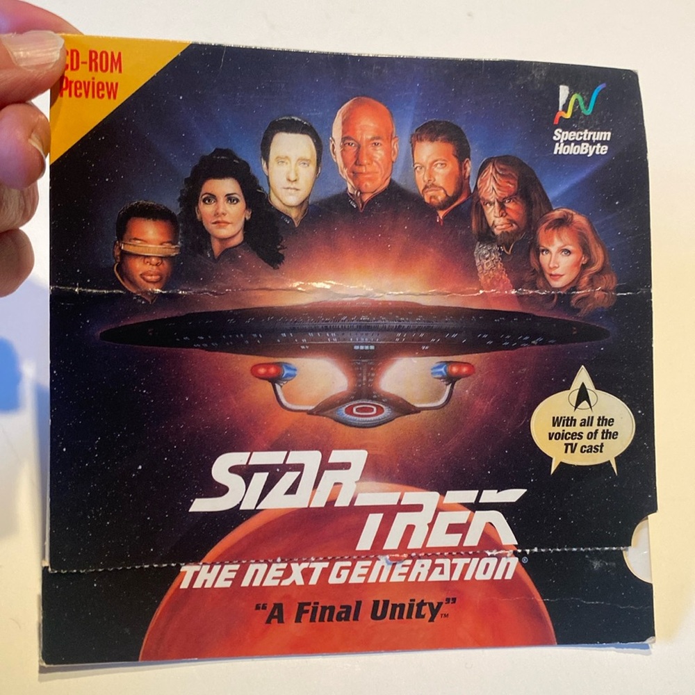 Star Trek, The Next Generation, “The Final Unity,” CD-Rom Preview